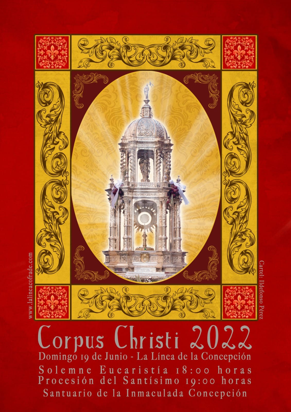Recorrido y Horario de la Procesión de Corpus Christi de La Línea de la Concepción 2022