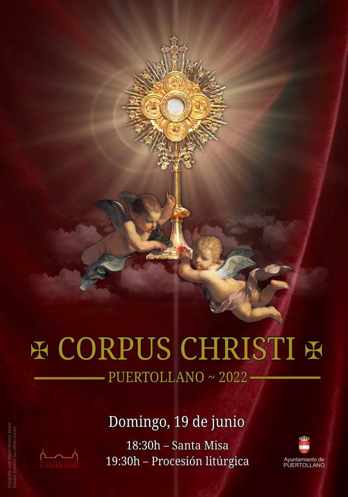 Todos los datos con Horarios e Itinerarios de la Procesión del Corpus Christi de Puertollano 2022