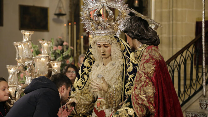 La Virgen del Desconsuelo visitará el convento de las hermanas de la Cruz