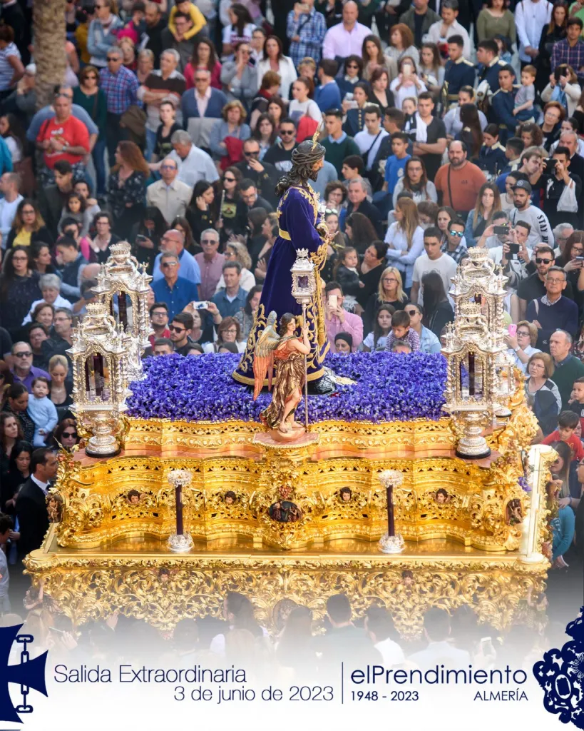 La salida extraordinaria de Jesús Cautivo de Medinaceli de Almería será el 3 de junio de 2023