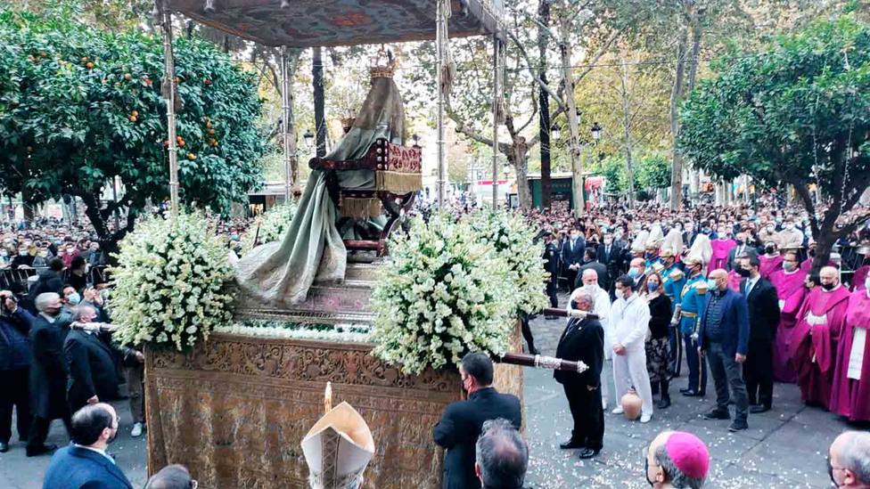 Así lucirá la Virgen de los Reyes, patrona de Sevilla, en su procesión