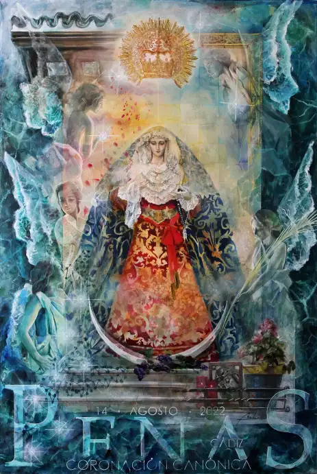 Cartel Coronación Canónica Virgen de las Penas de Cádiz