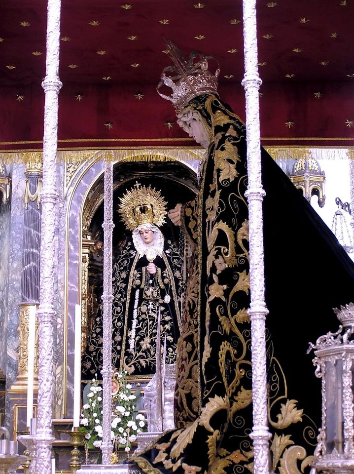 Horario e Itinerario Rosario de la Aurora de la Virgen de Dolores de Servitas fundacional. Cádiz 15 de Agosto del 2022