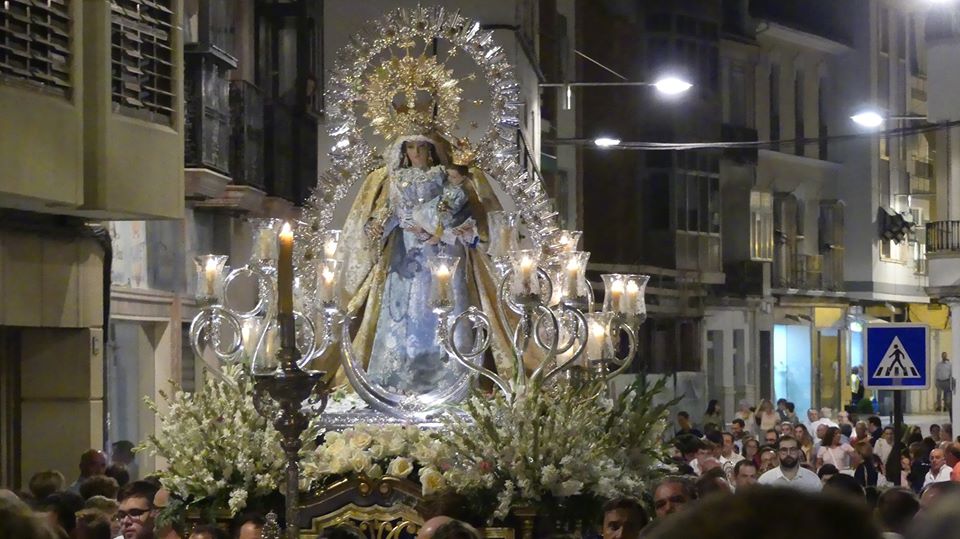 Horario e Itinerario Salida Procesional María Santísima de Belén. Montilla 10 de Septiembre del 2022