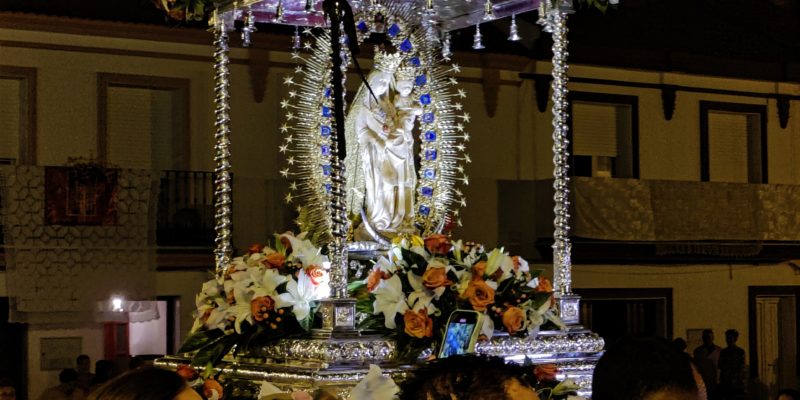 El intenso mes de agosto en Palos de la Frontera con la Virgen de los Milagros