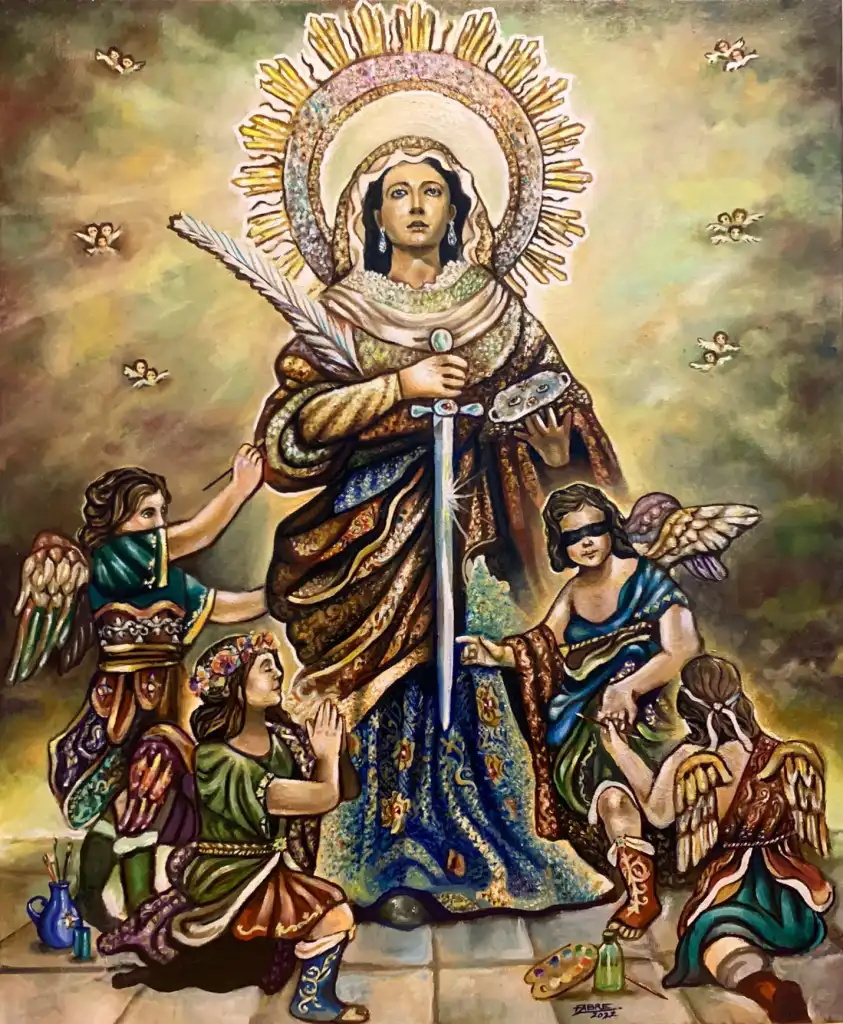 Cartel de la Hermandad de Santa Lucía de Sevilla de Álvaro Pérez Fabre