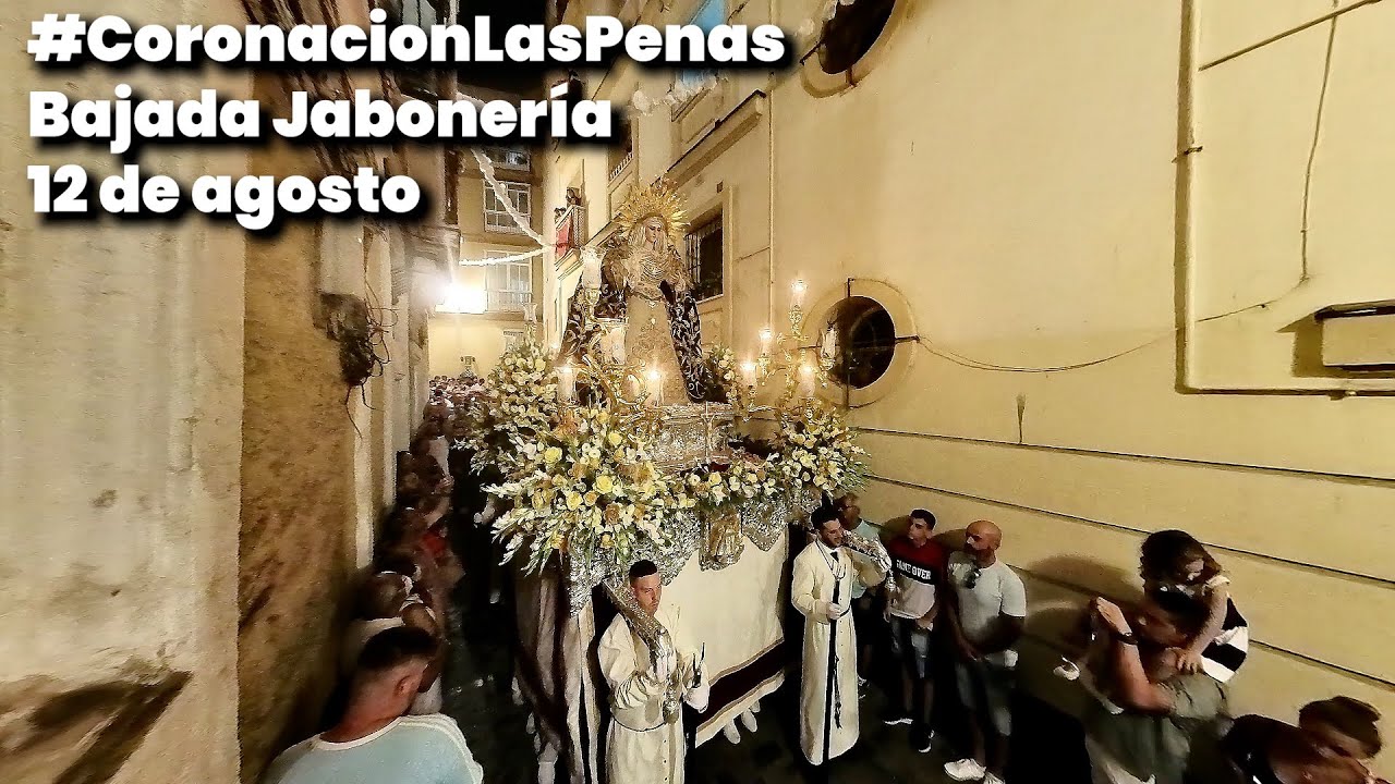 Vídeo de la Salida de la Virgen de Las Penas de La Palma de la Iglesia de Santa María tras visitar al Nazareno