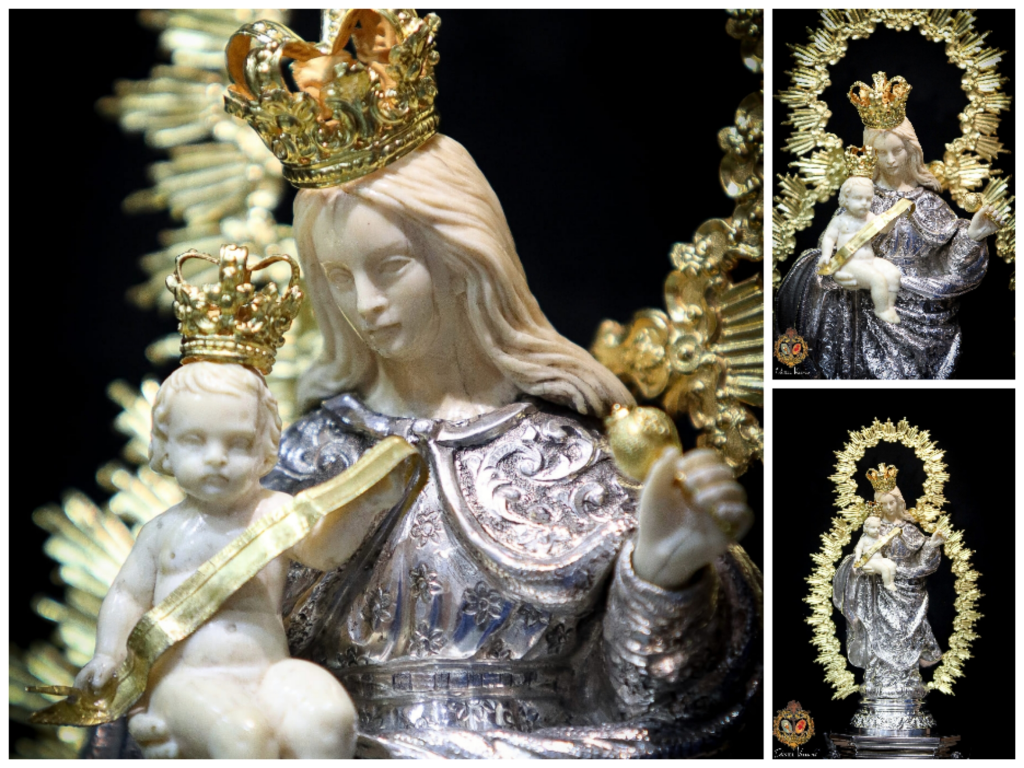 El Cerro restaura la imagen de la Virgen de la Cinta para la procesión extraordinaria
