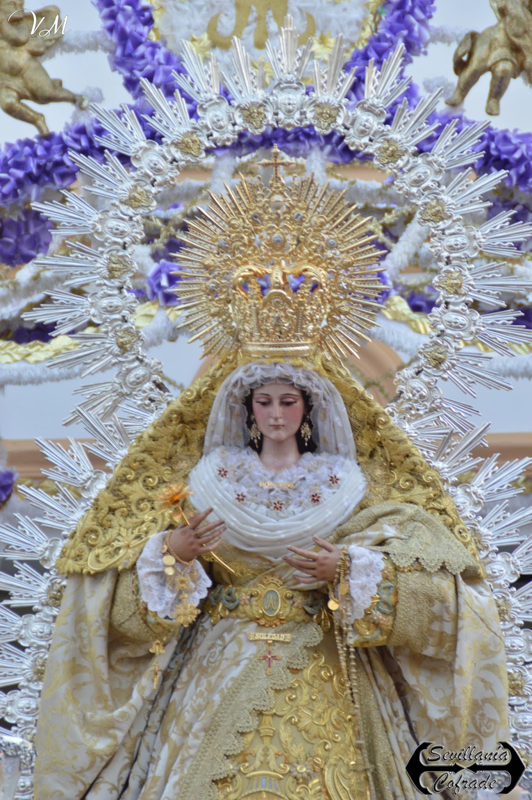 Horario e Itinerario de la Salida procesional de la Virgen de los Dolores en su Soledad, de Albaida del Aljarafe