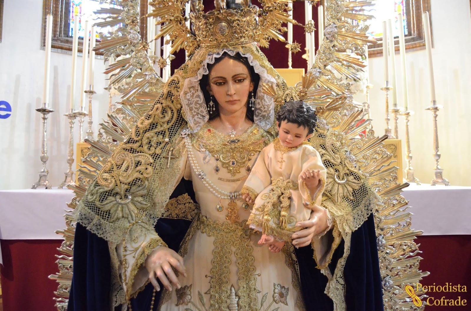 Horario e Itinerario de la Salida Procesional de la Virgen del Dulce Nombre de la Salle de Sevilla hoy Sábado