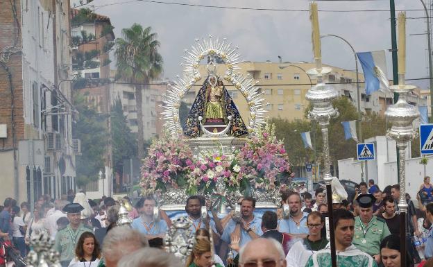 Horario e Itinerario del traslado de la Virgen de la Cabeza de la Palma de Málaga a la parroquia de los Santos Mártires