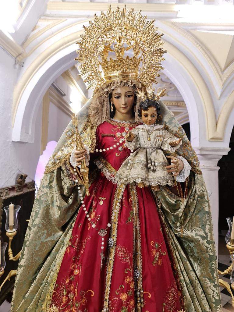 Horario e Itinerario Salida Procesional de Nuestra Señora de los Remedios. Moron de la Frontera 03 de Septiembre del 2022