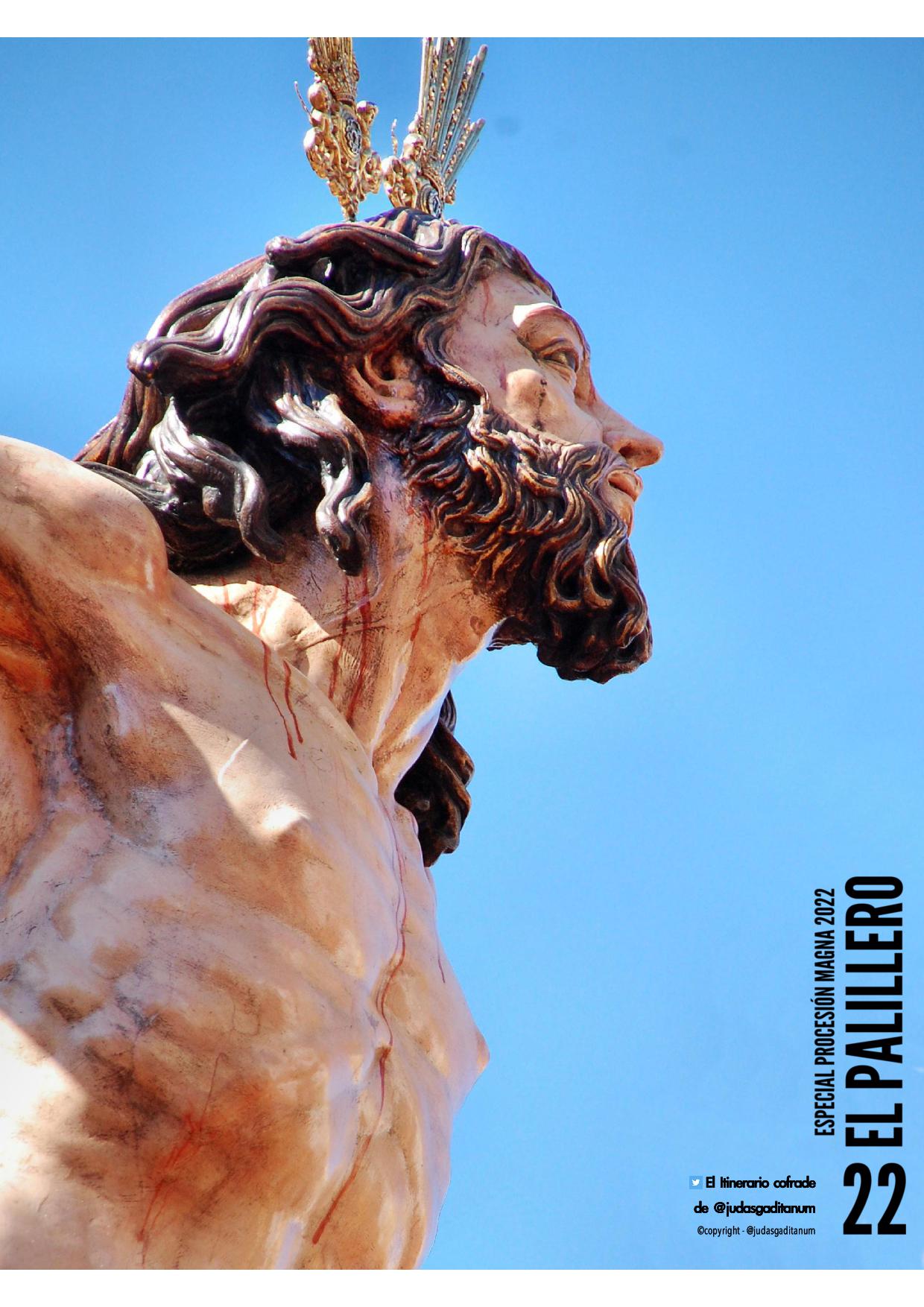 Descargar Programa de Mano «EL PALILLERO MAGNA 22» con Horarios e Itinerarios de la Procesión Magna Cádiz “La Resurrección a través de la Cruz”