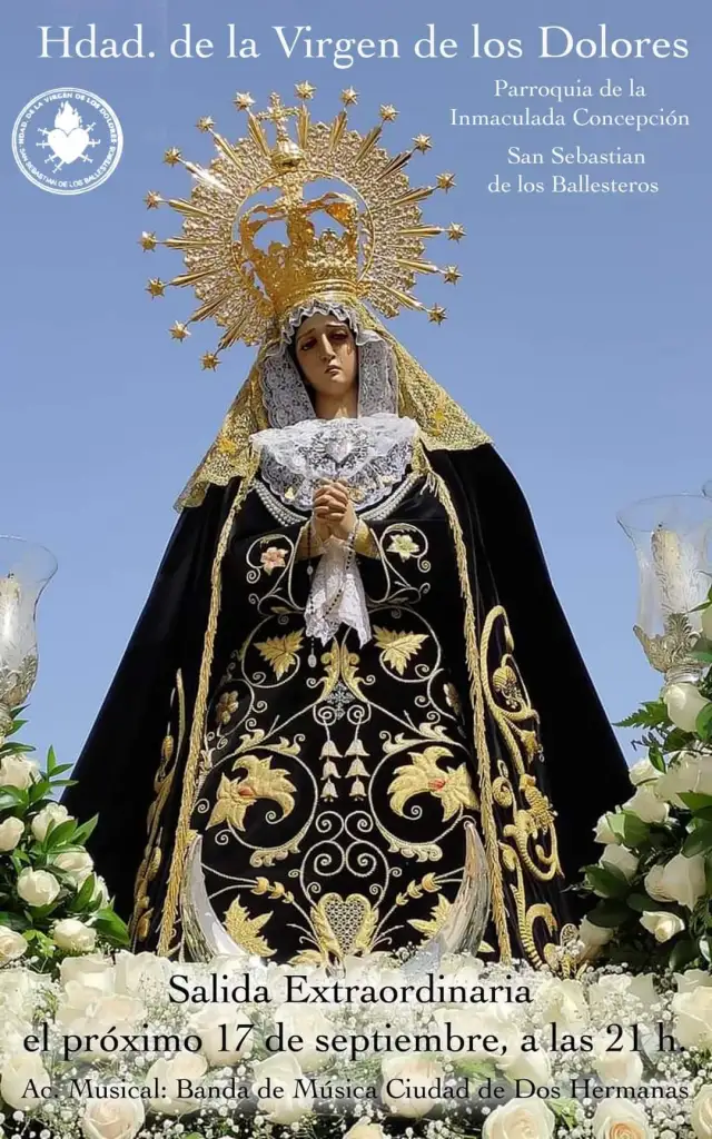 Salida extraordinaria de Nuestra Señora de los Dolores de San Sebastián de los Ballestero (Córdoba)