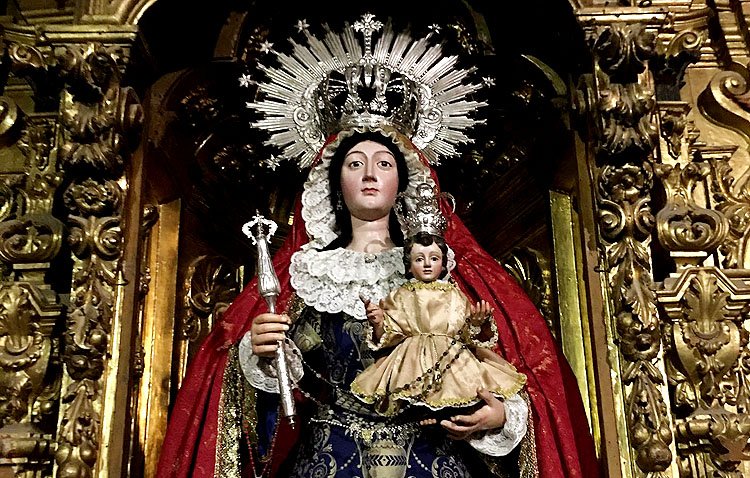 Este es el cartel para anunciar la procesión extraordinaria de la Virgen del Rosario de Utrera￼