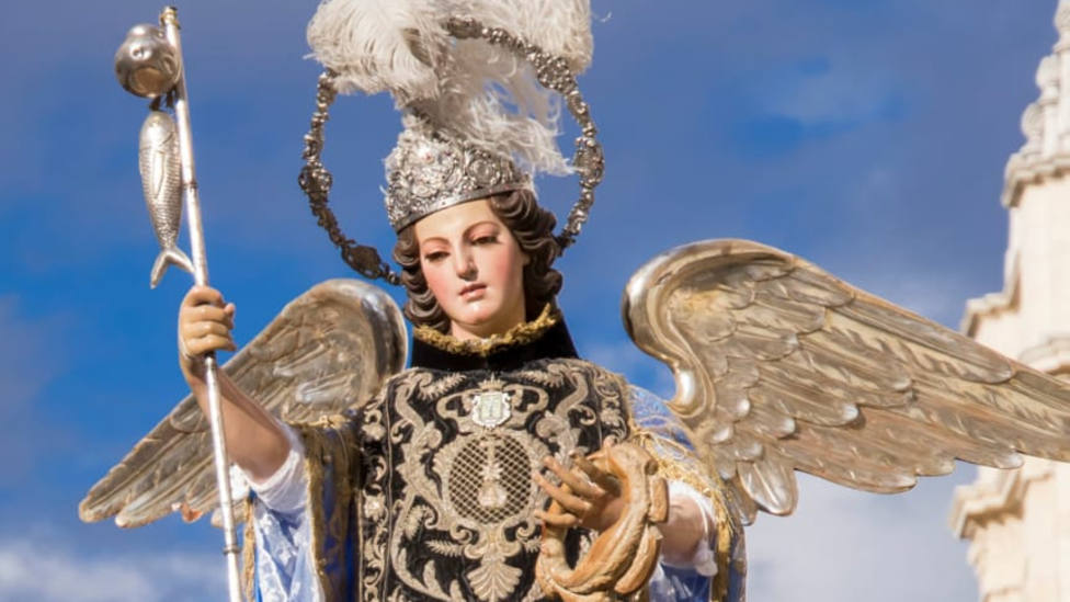 Horario e Itinerario de la Salida Procesional de San Rafael. Granada 23 de Octubre del 2022