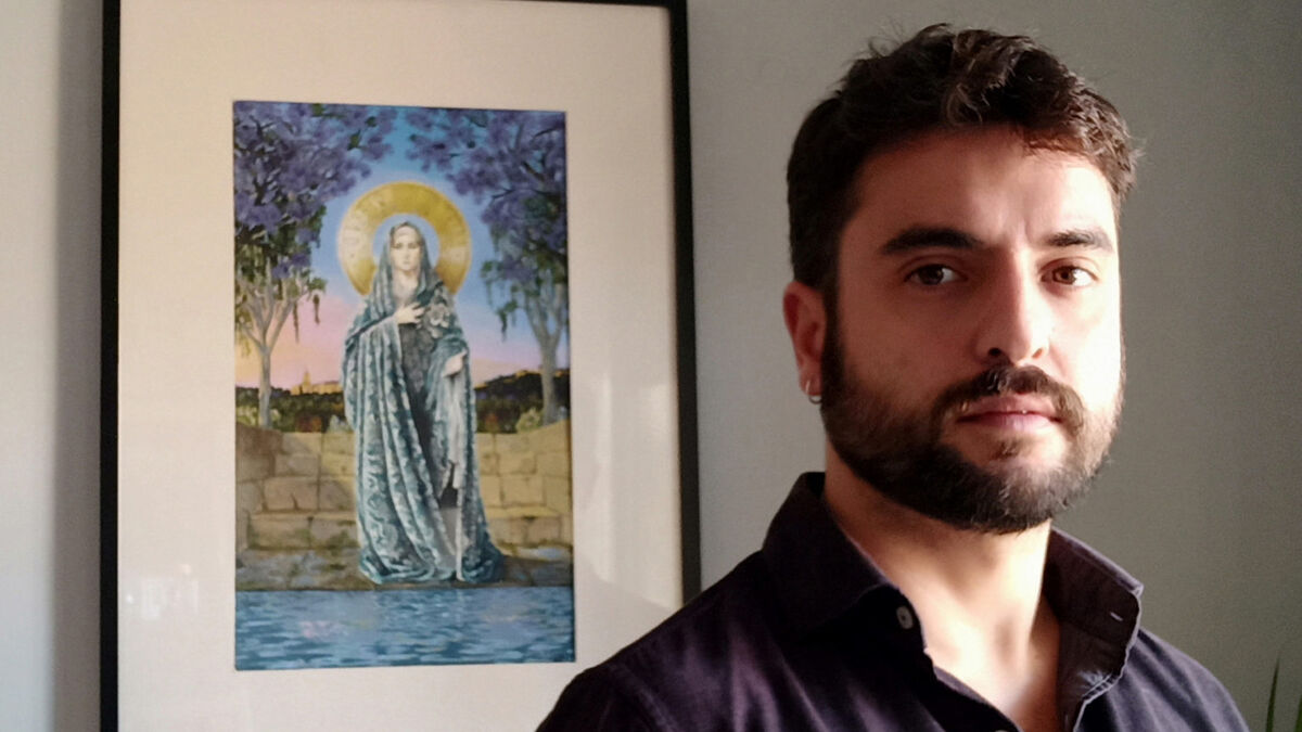 Pablo Cortés del Pueblo, el cartelista más joven de Málaga