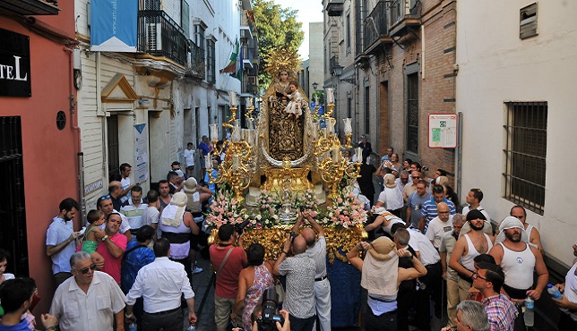 Horario e Itinerario de la Procesión de la Virgen del Carmen del Buen Suceso. Sevilla 12 de Noviembre del 2022
