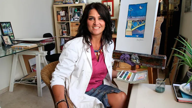 Nuria Barrera acepta el encargo del cartel de la Semana Santa de Écija 2023