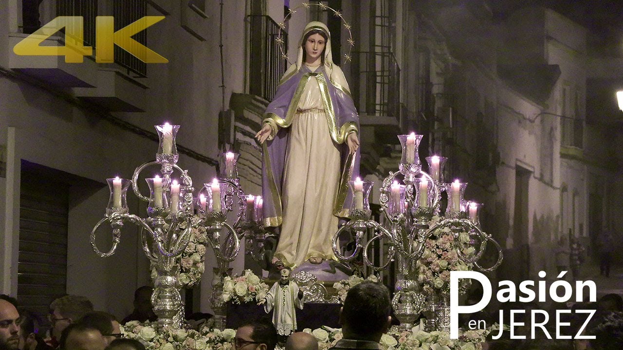 Vídeo de la salida procesional de la Virgen de la Medalla Milagrosa de Jerez de la Frontera 2022