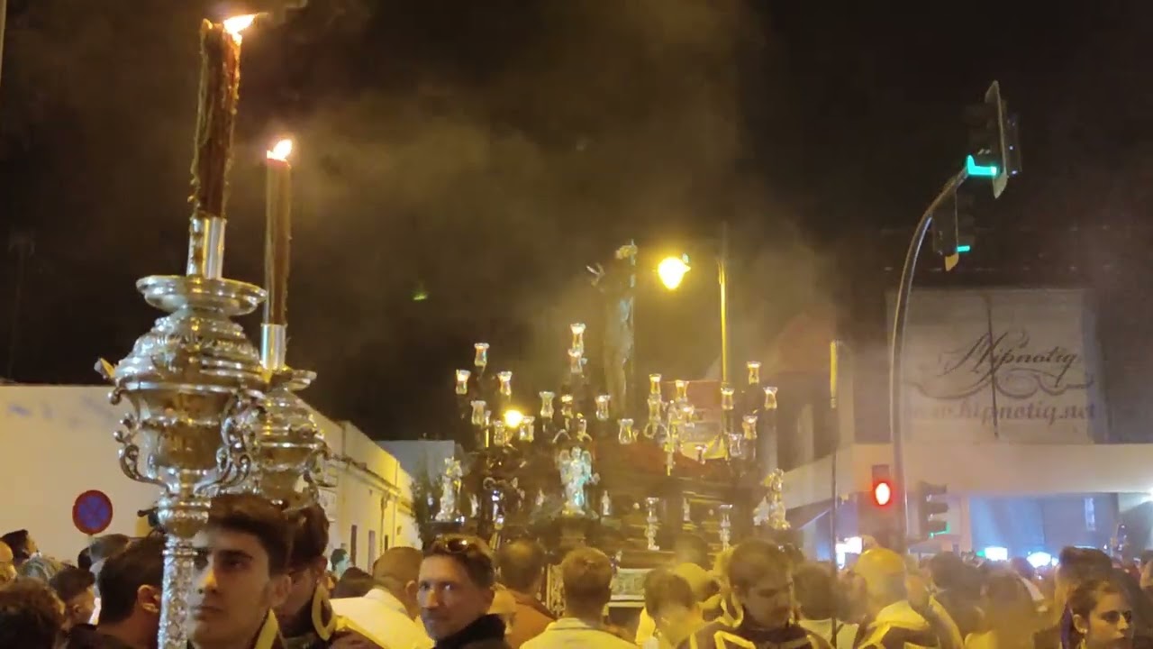 Vídeo del Cristo de la Misericordia de Chipiona revirá c/Miguel de Cervantes