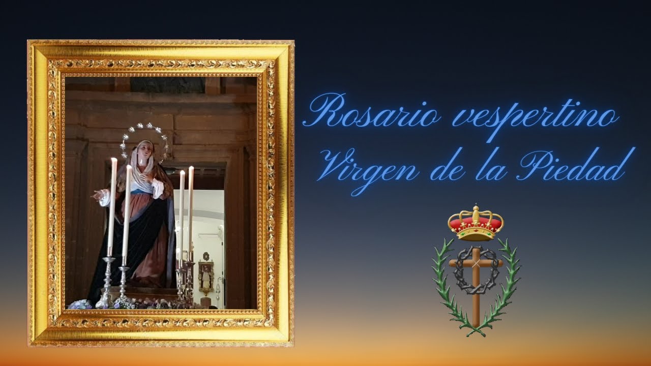 Vídeo del Rosario vespertino de María Santísima de la Piedad de Cádiz