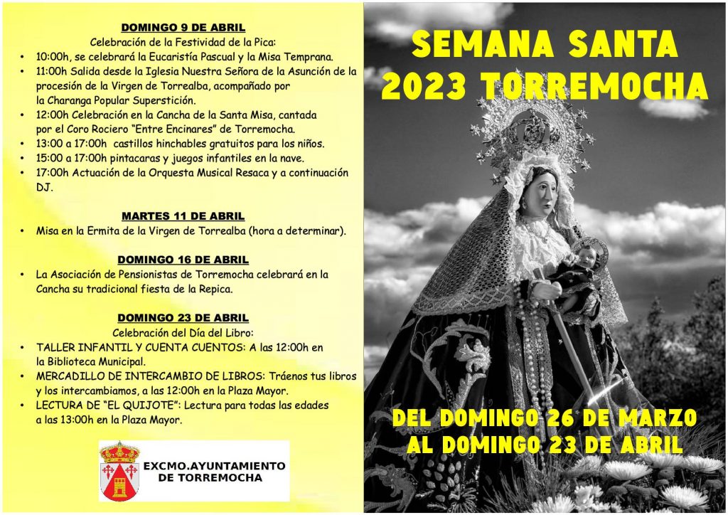 Programa de la Semana Santa de Torremocha (Cáceres) 2023