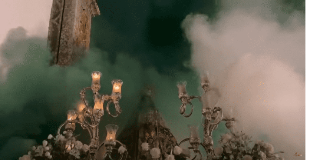 Vídeo de la Accidentada recogida de la Virgen de la Paz de Medina Sidonea 2023