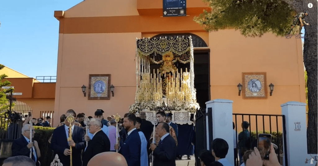 Vídeo de la Salida de la María Santísima de las Penas en la Procesión Magna Mariana de San Fernando 2023