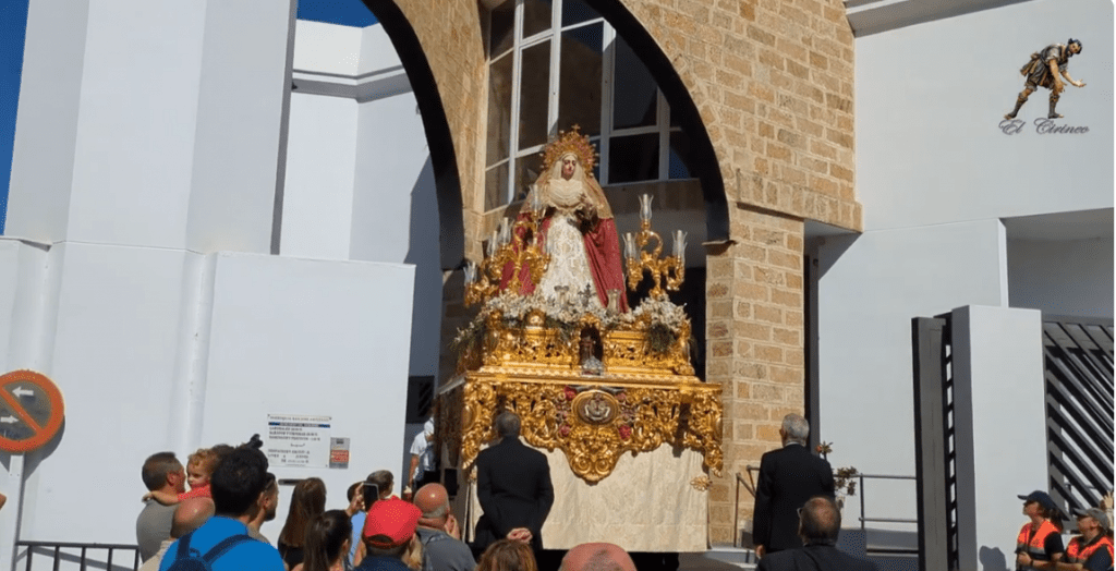 Vídeo de la Salida de María Santísima de la Victoria en la Procesión Magna de San Fernando 2023