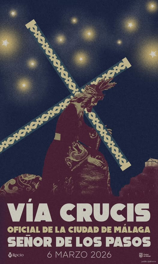 Presentado el cartel del Vía Crucis Oficial de la ciudad de Málaga 2026